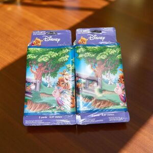 2 NIP Vintage Disney Winnie the Pooh Pre Pasted Wallpaper Border 5 Yds Each B12